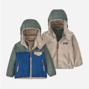 Patagonia Reversible Tribbles Hooded Jacket 4T
